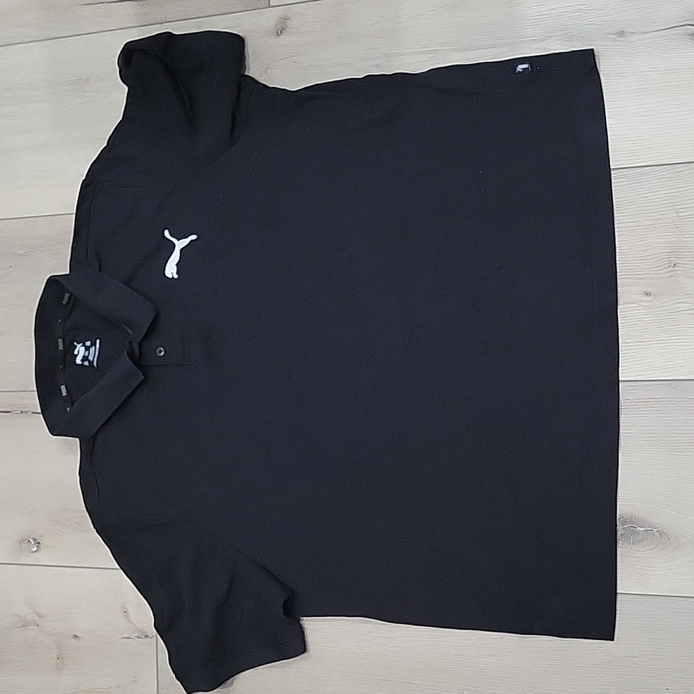 Mens Puma Black Polo Shirt - great condition